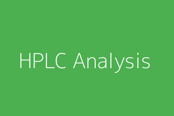 HPLC Analysis