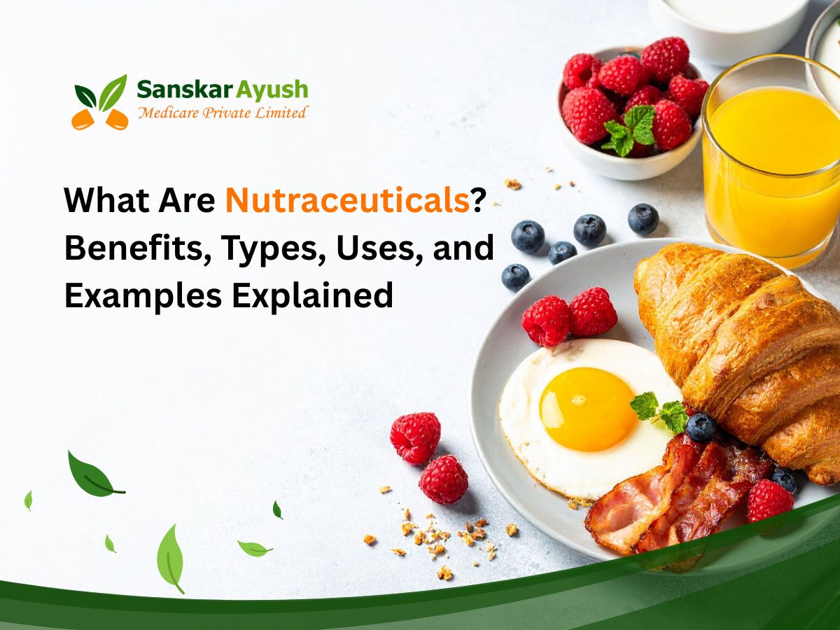 Nutraceutical products including vitamins, herbal supplements, and functional foods used for health benefits